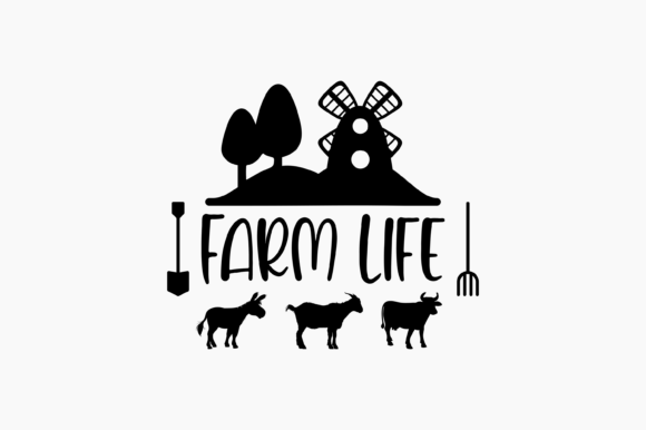 Farm Life Graphics for Crafts