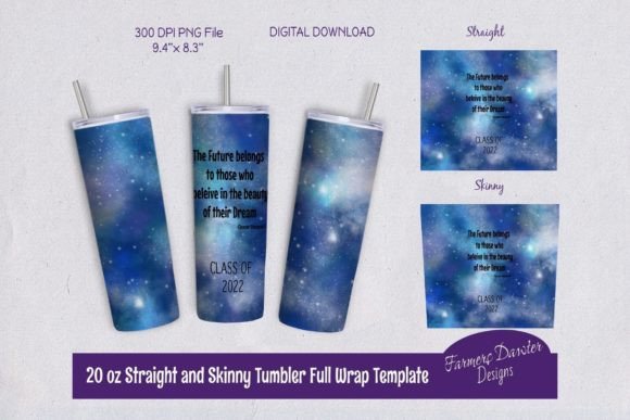Graduation Class 2022 Motivational Graphics & Print Templates