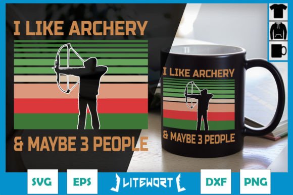 I Like Archery and Maybe 3 People Graphics