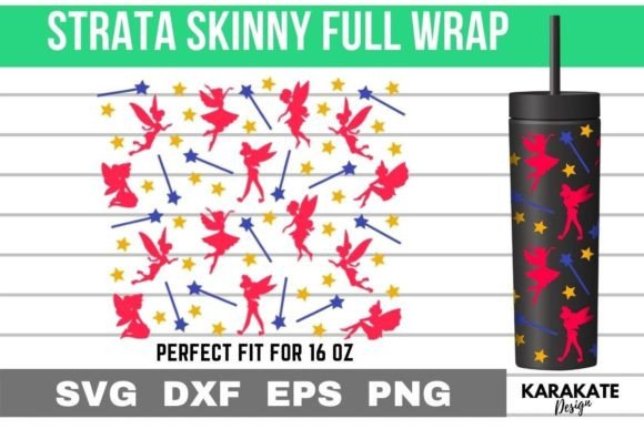 Little Fairy, 16 Oz Strata Skinny Wrap