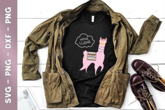 Mama Llama for Women: T-Shirt Designs & Graphics