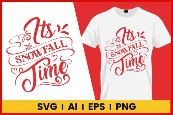 Snowfall T Shirt Winter Tshirt Christmas Graphics