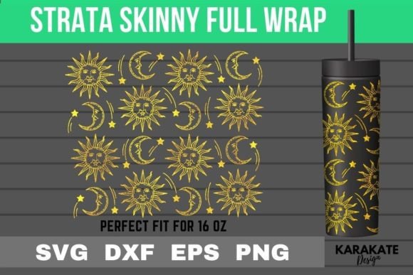 Sun Moon Star Graphics: Crafts-Ready Wrap Design